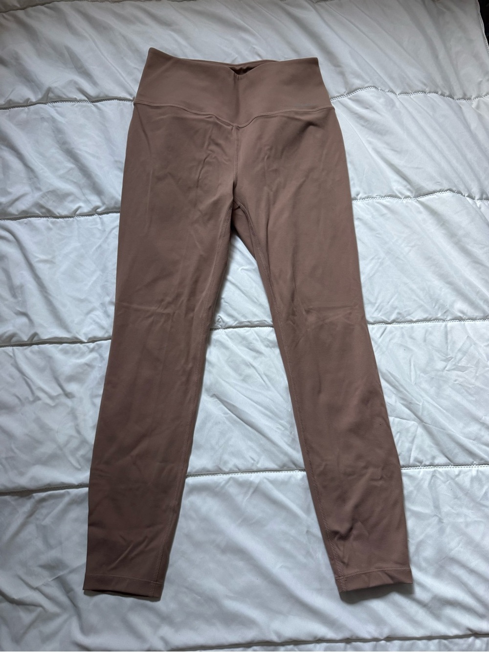 High-Waist Stretch Leggings in Taupe 🤎✨